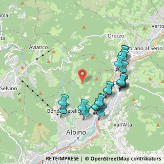 Mappa Via Frazione Ganda, 24020 Cene BG, Italia (1.93)
