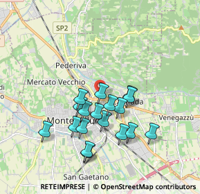 Mappa Via Rialto, 31044 Montebelluna TV, Italia (1.605)