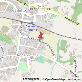 Mappa Via Alessandro Volta,  9, 22036 Rogeno, Lecco (Lombardia)