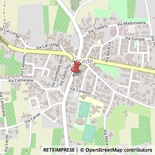 Mappa Via Indipendenza, 19, 31030 Arcade, Treviso (Veneto)