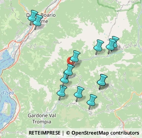 Mappa Località Vendoze, 25061 Bovegno BS, Italia (7.38615)
