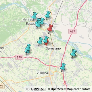 Mappa Via Antelao, 31027 Spresiano TV, Italia (3.79)