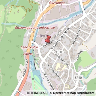 Mappa Via Eustacchio Capitanio, 10, 24020 Cene, Bergamo (Lombardia)