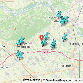 Mappa Via Lavagei, 31040 Giavera del Montello TV, Italia (4.02643)