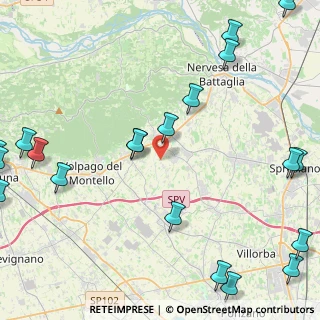 Mappa Via Lavagei, 31040 Giavera del Montello TV, Italia (6.4535)