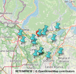 Mappa 22030 Montorfano CO, Italia (6.272)