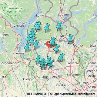 Mappa Via del Gaggio, 21100 Varese VA, Italia (12.327)
