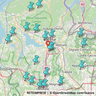 Mappa Via del Gaggio, 21100 Varese VA, Italia (10.588)