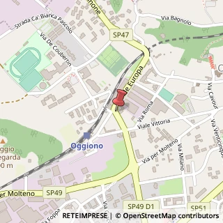 Mappa Via John F. Kennedy, 1, 23848 Oggiono, Lecco (Lombardia)
