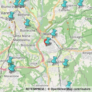 Mappa Via Fratelli d'Italia, 21046 Malnate VA, Italia (3.37267)