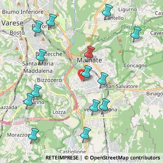 Mappa Via Fratelli d'Italia, 21046 Malnate VA, Italia (2.51643)