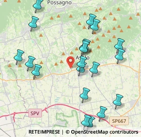 Mappa Strada Muson, 31011 Asolo TV, Italia (4.4495)