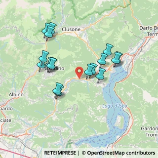 Mappa SS 42, 24060 Endine Gaiano BG, Italia (7.07471)