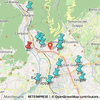 Mappa Via Rivoltella, 36060 Romano D'ezzelino VI, Italia (2.07)