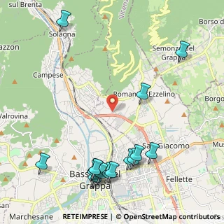 Mappa Via Rivoltella, 36060 Romano D'ezzelino VI, Italia (2.71375)