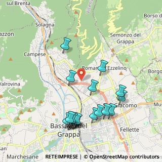 Mappa Via Rivoltella, 36060 Romano D'ezzelino VI, Italia (2.217)