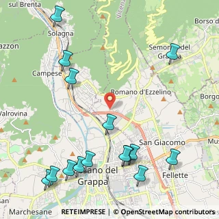 Mappa Via Rivoltella, 36060 Romano D'ezzelino VI, Italia (2.812)