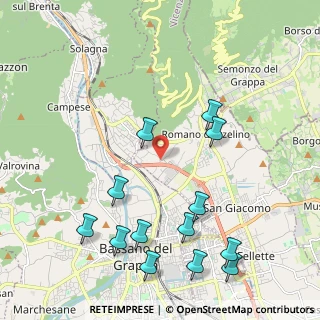 Mappa Via Rivoltella, 36060 Romano D'ezzelino VI, Italia (2.43385)