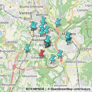 Mappa Via Carletto Ferrari, 21100 Varese VA, Italia (1.3245)