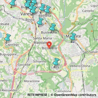 Mappa Via Carletto Ferrari, 21100 Varese VA, Italia (3.33267)