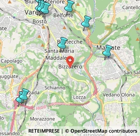 Mappa Via Carletto Ferrari, 21100 Varese VA, Italia (3.17)