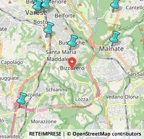 Mappa Via Carletto Ferrari, 21100 Varese VA, Italia (3.16182)
