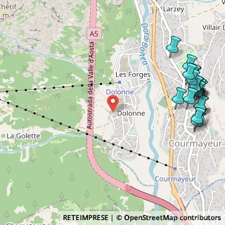 Mappa Rue des Granges, 11013 Courmayeur AO, Italia (0.766)