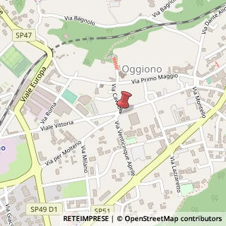 Mappa Piazza Sironi, 1, 23848 Oggiono, Lecco (Lombardia)
