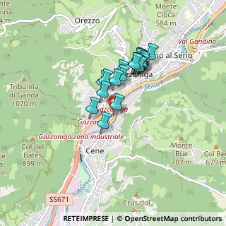 Mappa Via Salici, 24025 Gazzaniga BG, Italia (0.6625)