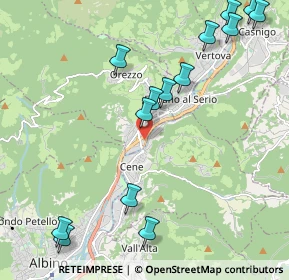 Mappa Via Salici, 24025 Gazzaniga BG, Italia (2.54857)