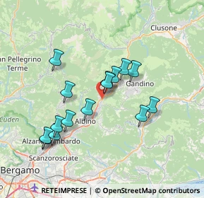 Mappa Via Salici, 24025 Gazzaniga BG, Italia (6.422)