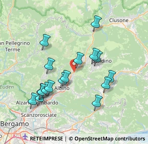 Mappa Via Salici, 24025 Gazzaniga BG, Italia (7.15059)