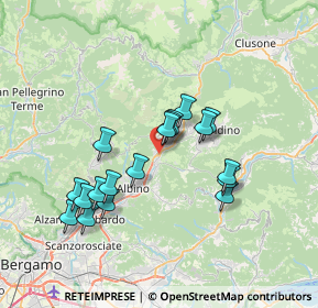 Mappa Via Salici, 24025 Gazzaniga BG, Italia (6.38278)