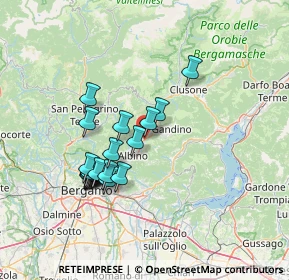 Mappa Via Salici, 24025 Gazzaniga BG, Italia (12.667)