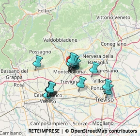 Mappa Via Carlo Moretti, 31044 Montebelluna TV, Italia (10.40333)