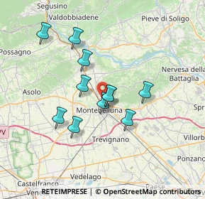 Mappa Via Carlo Moretti, 31044 Montebelluna TV, Italia (5.67545)