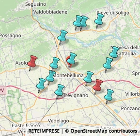 Mappa Via Carlo Moretti, 31044 Montebelluna TV, Italia (7.332)