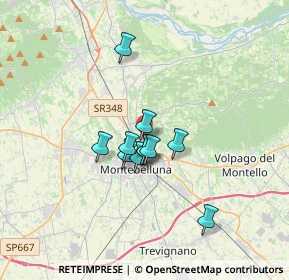 Mappa Via Carlo Moretti, 31044 Montebelluna TV, Italia (2.27545)