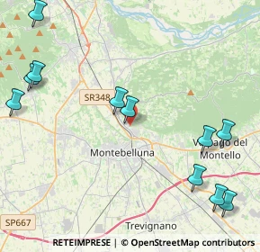 Mappa Via Carlo Moretti, 31044 Montebelluna TV, Italia (6.346)