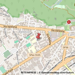 Mappa Via Giuseppe Cuzzi, 7, 22100 Como, Como (Lombardia)