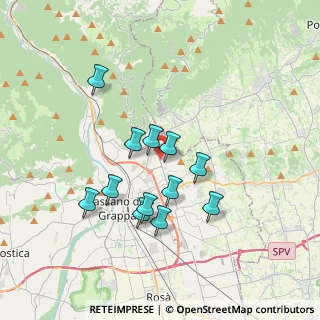 Mappa Via Giovanni Pascoli, 36060 Romano D'ezzelino VI, Italia (3.0875)