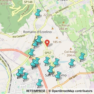 Mappa Via Giovanni Pascoli, 36060 Romano D'ezzelino VI, Italia (1.3)