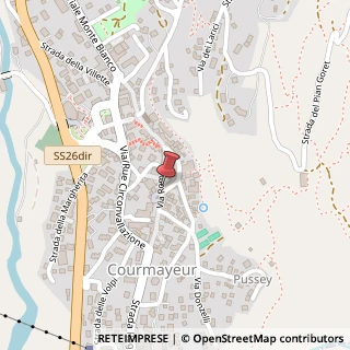 Mappa Via Roma, 90/D, 11013 Courmayeur, Aosta (Valle d'Aosta)