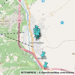 Mappa Via Guglielmo Marconi, 11013 Courmayeur AO, Italia (0.37154)