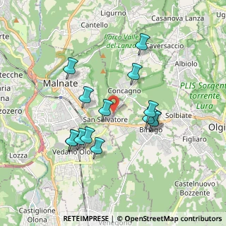Mappa Via Verri, 21046 Malnate VA, Italia (1.66857)