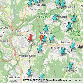 Mappa Via Verri, 21046 Malnate VA, Italia (2.819)