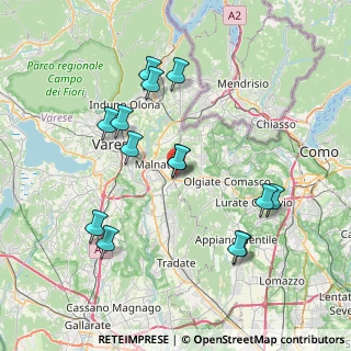 Mappa Via Verri, 21046 Malnate VA, Italia (7.605)