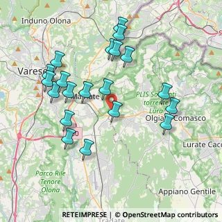 Mappa Via Verri, 21046 Malnate VA, Italia (3.993)