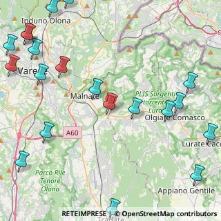 Mappa Via Verri, 21046 Malnate VA, Italia (6.373)