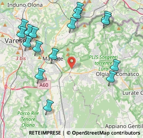 Mappa Via Verri, 21046 Malnate VA, Italia (5.00438)